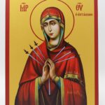 Παναγία η Επτάσπαθη σε ξύλο MDF