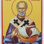 Άγιος Νικόλαος σε ξύλο MDF